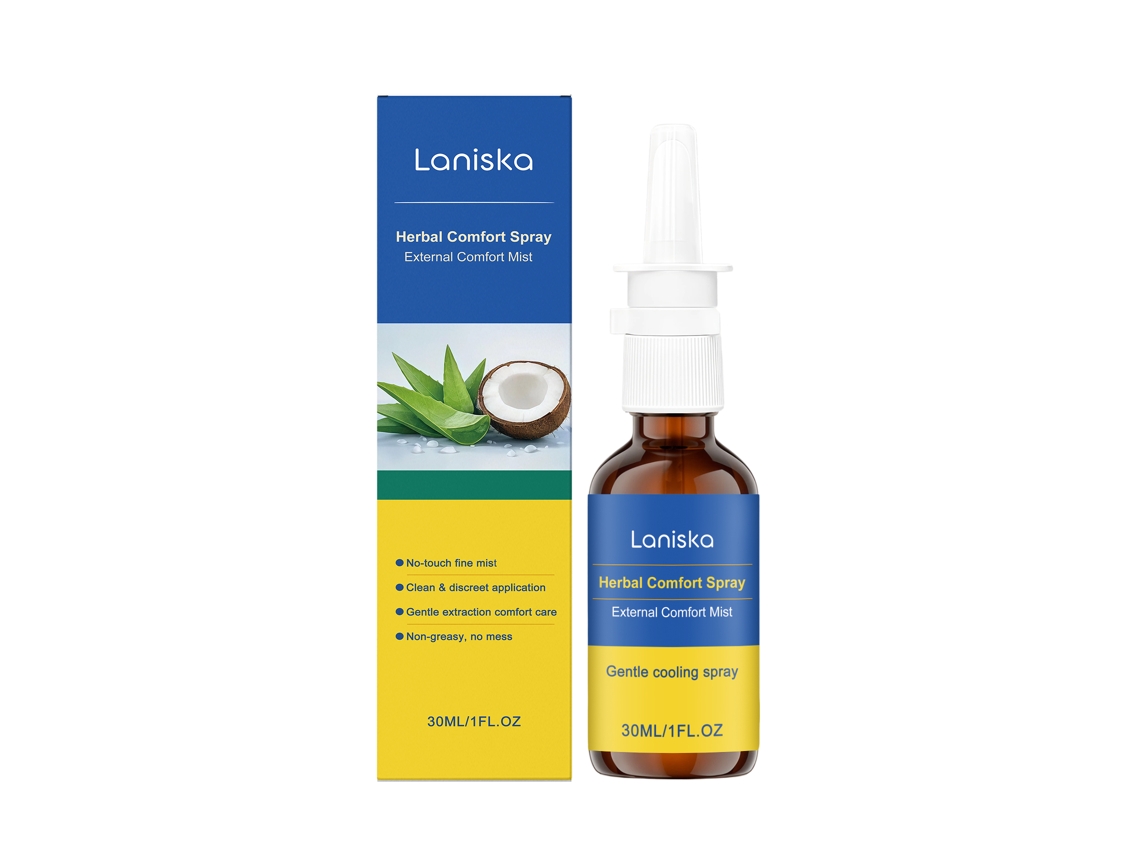 Spray Laniska Herbal Care para Pele Seca e Tensa Pós Exercício Conforto e Refreshment