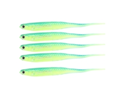 Lure (bionic Bait Soft Worm Lure) (5 Pieces) Bionic Soft Fish Lure Soft Worm Bait Freshwater Bait Green Leopard Print
