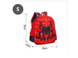 Mochila Escolar para Crianças com Desenho de Animais em 3D Unissexo