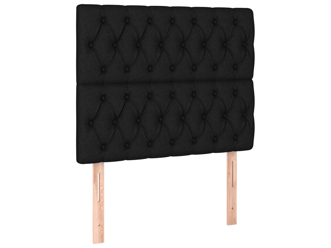 Cabeceira Preta 100x7x118/128 Cm Tecido MAISON EXCLUSIVE
