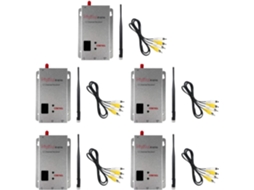 Receptor FPV VRX 5x 1.2g 1500mw com Antena para Drones SFUSHOS