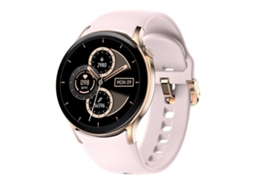 (rosa) Smartwatch Bluetooth Com Tela Amoled De 1,43 Polegadas, À Prova D'água Ip68