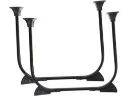 Kallory 2 Peças Pés De Mesa Centro Dobráveis Em Metal Estilo Grampo Cabelo, Para Móveis, Móveis, Substituição De Pés