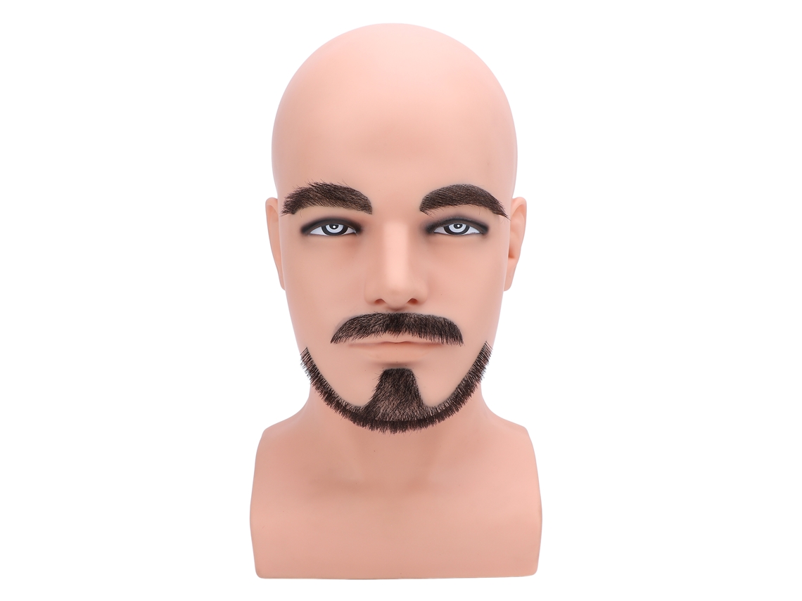 2026 cabeza de Maniquí Masculina Con Barba para Afeitado Y Exhibición