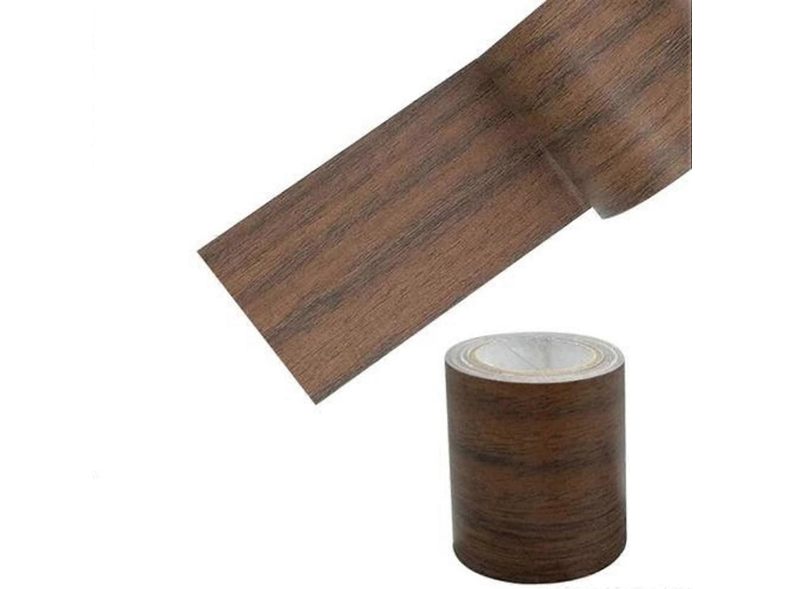 Fita Adesiva com Textura de Madeira Lingjiong para Reparo de Móveis, À Prova D'água, com Alta Aderência, Ideal para Móveis e Pisos. GOKOCO