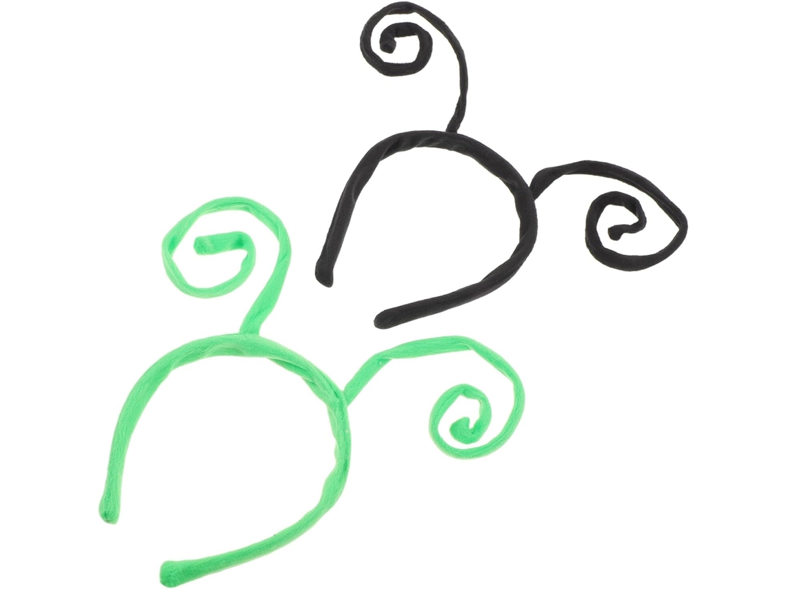 Conjunto de 6 peças de tiara com antenas para adultos e acessórios de fantasia.