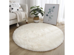 Tapete Shaggy De Cabelos Longos Para Sala,macio E Confortável,antiderrapante,decoração Moderna Para Sala Ou Quarto (bege,60x60 Cm)