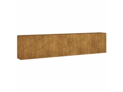 Canteiro Elevado de Jardim VIDAXL Aço Corten (360X40X80 cm)