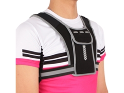 Mali colete refletivo unissex para corrida e ciclismo com suporte para celular e mochila multifuncional outdoor