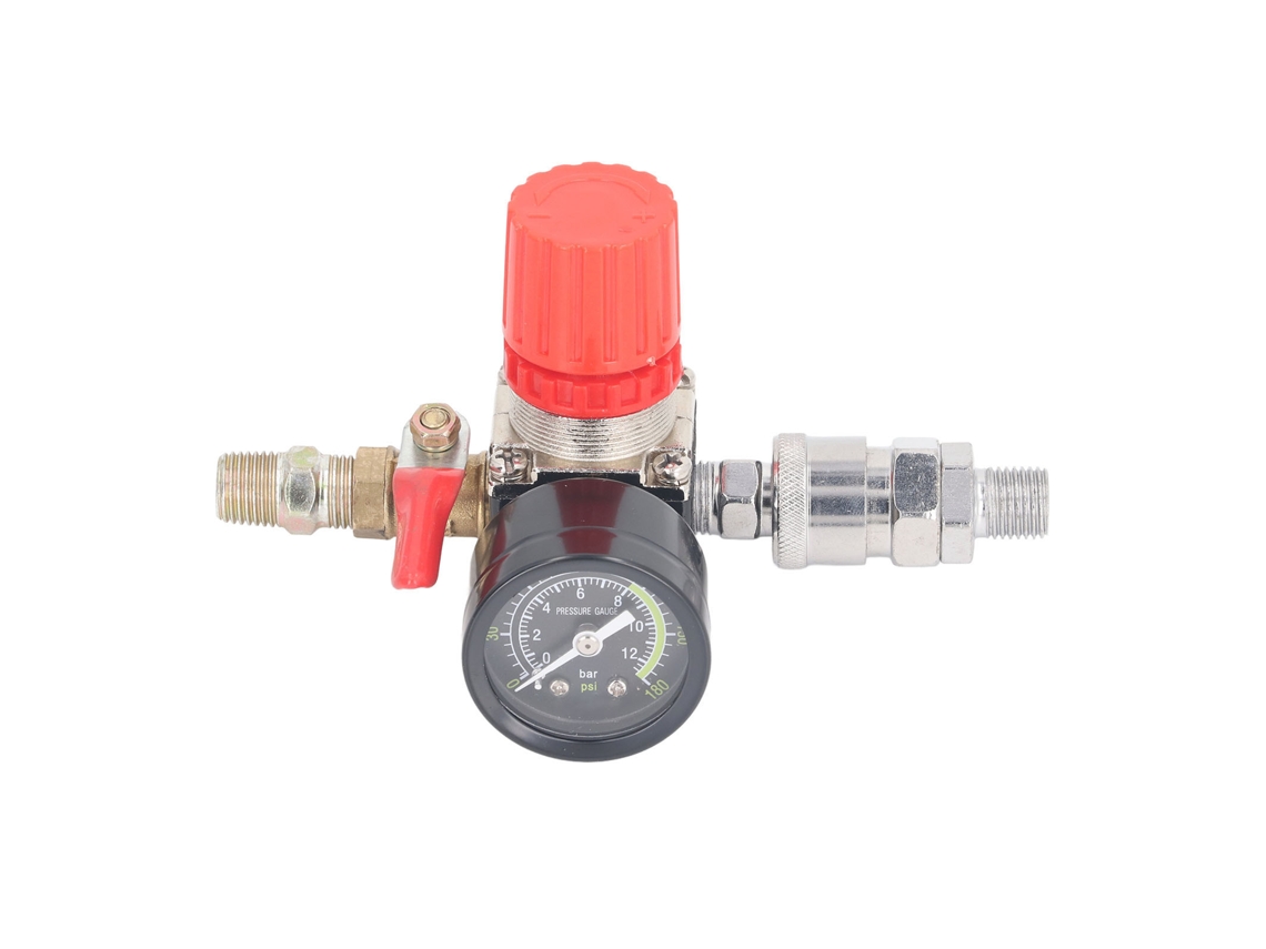 Regulador De Pressão Ar Com Compressor 0-180 Psi