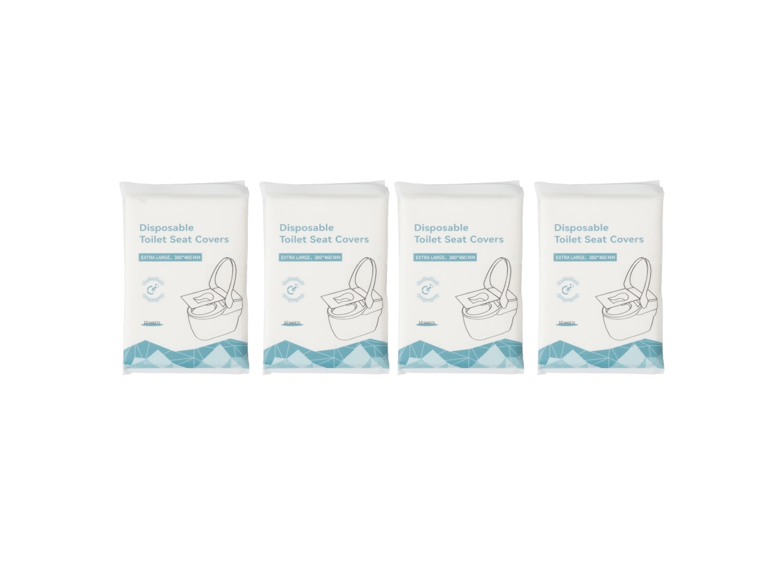 40 Peças De Capa De Assento De Vaso Sanitário Descartáveis E Laváveis, Acessórios Essenciais Para Viagens