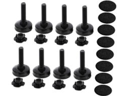 Conjunto De 8 Pés Niveladores Ajustáveis Para Móveis, Extensores De Pernas Para Mesas Com Almofadas Feltro Proteção Do