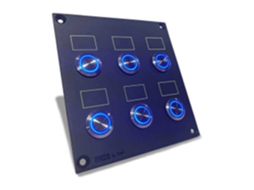 1 5 Placa Montada com Botão Azulpros