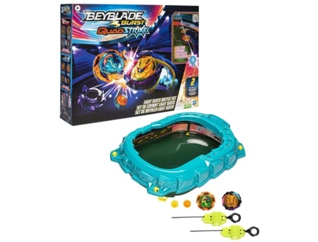 Conjunto de Estádio e Piões de Batalha BEYBLADE Burst Quad Strike