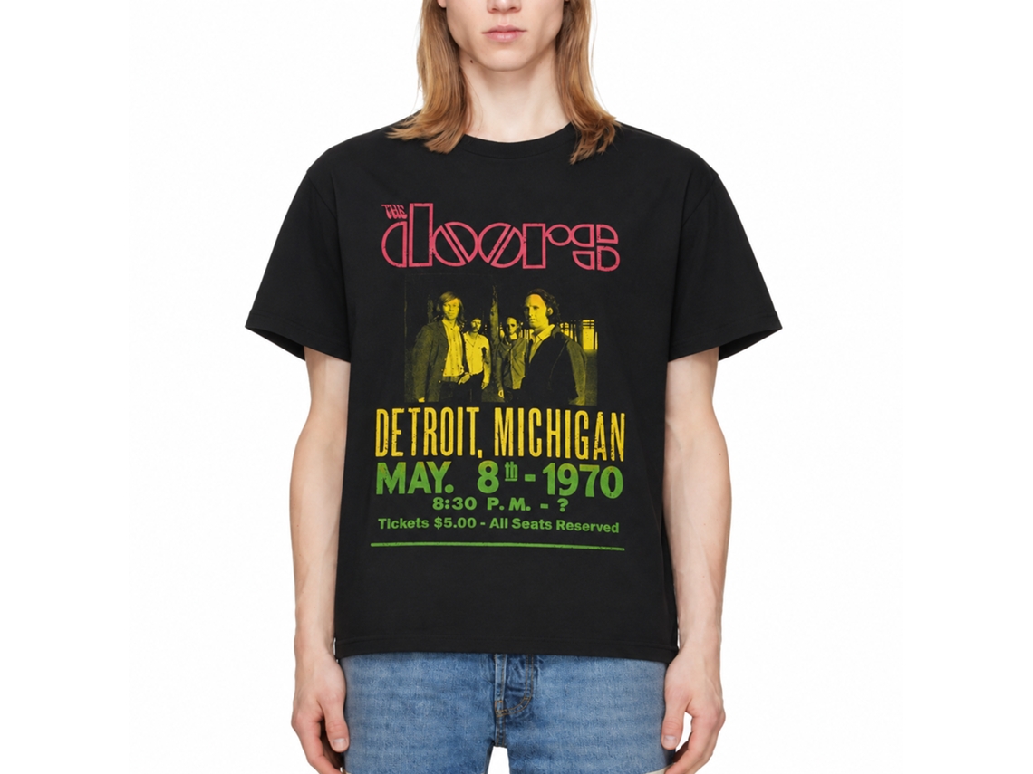 The Doors Gradient Show T-shirt Unisex Adults Size:xxl