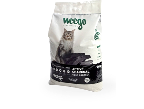 Areia para Gatos WEEGO Active Charcoal (15L)