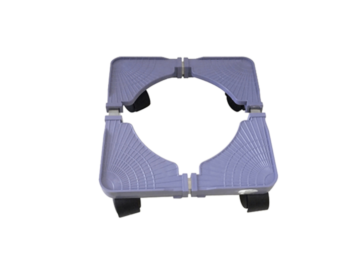 Base móvel Primerox para geladeira e máquina de lavar, com rodas, capacidade de carga de 100 kg, prata | S/BRAND