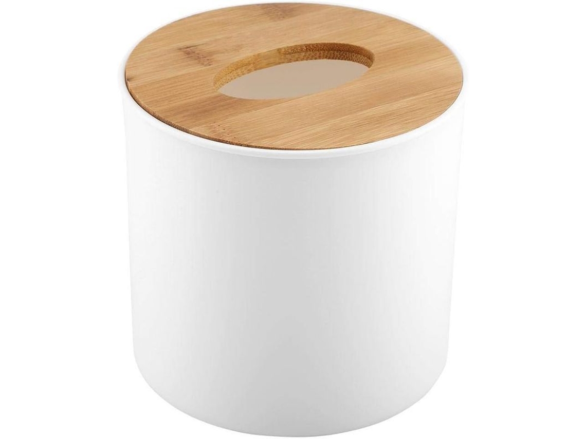 Porta Servilletas De Bambú/madera Removible, Caja De Papel Higiénico De Plástico Para Baño Cocina Hogar