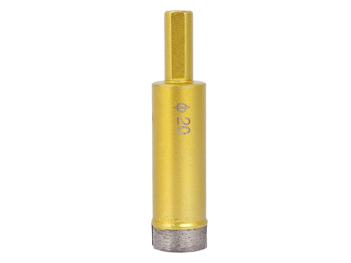 Broca De Serra Copo Diamantada De 20 Mm Para Azulejo, Porcelana, Vidro E Mármore Ferramenta De Corte Eficiente E Durável Slowmoose