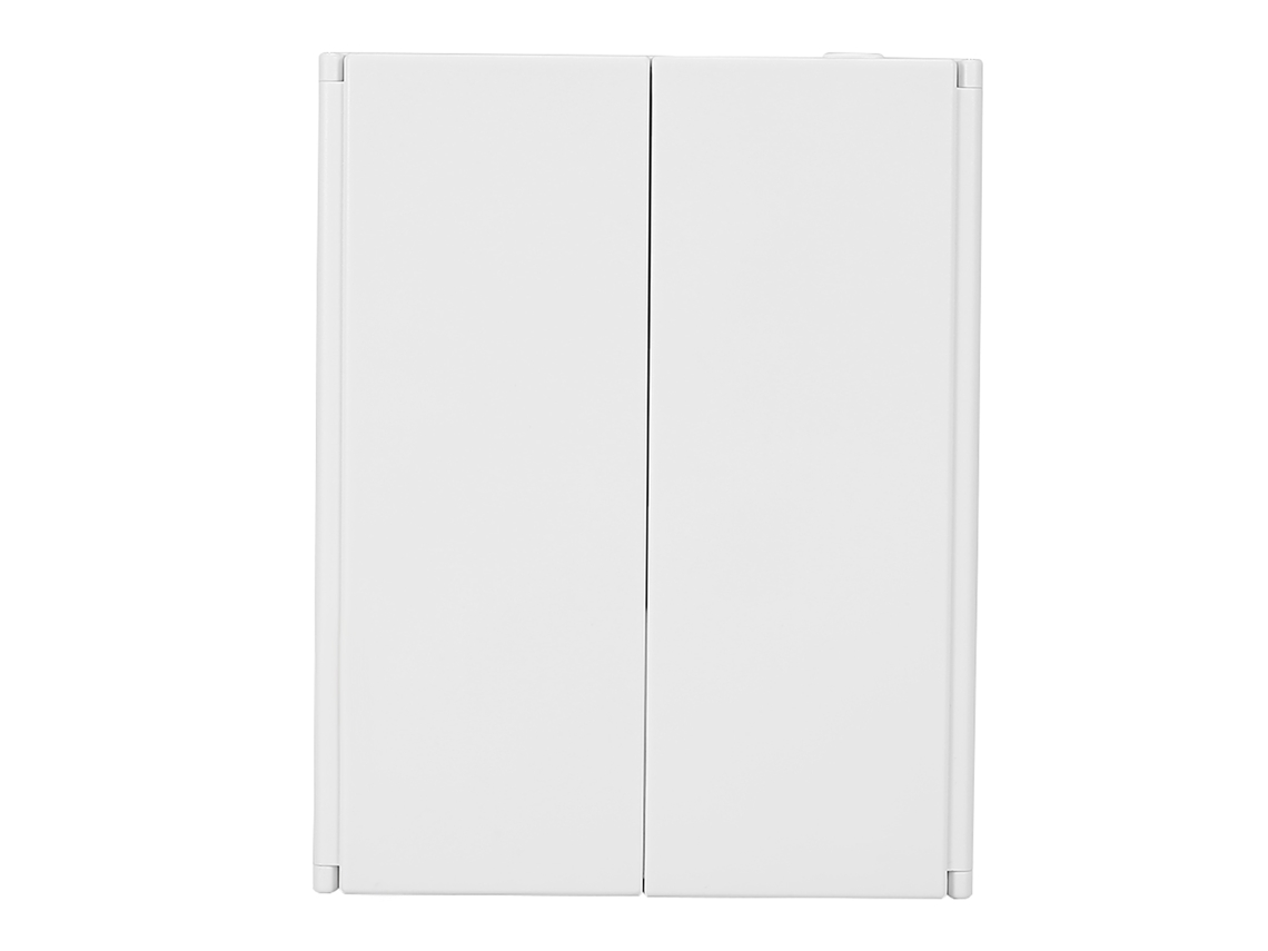 Espejo De Maquillaje De Escritorio Plegable De 3 Lados Con 8 Led, Brillo Ajustable, Color Blanco, 1 Unidad