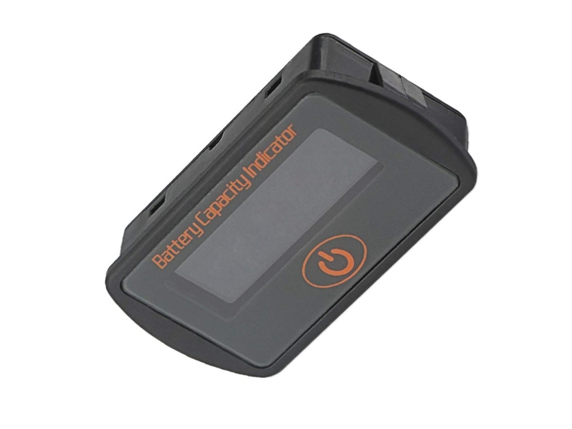 Testador De Bateria Digital Em Abs Preto, Com Visor Lcd, Para 2 A 16 Células.