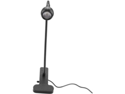 Luminária De Mesa Zerodis, Led 3w, Para Leitura, Com Haste Flexível De 360° E Clipe Para Proteção Ocular, Ideal Para