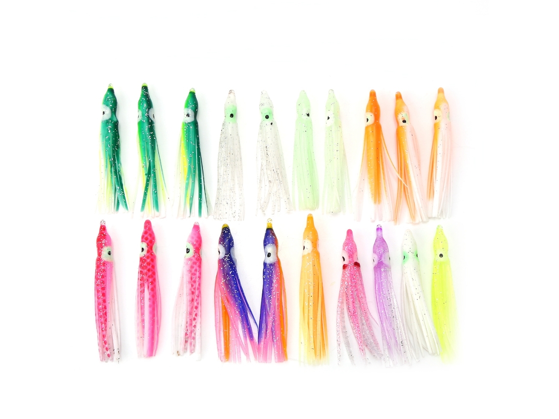 Isca de Lula para Pesca no Mar 6cm 20unidades