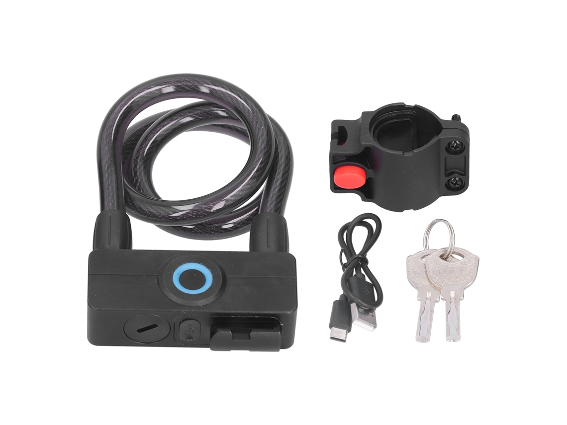Cadeado Digital Primerox com Impressão Digital Bluetooth