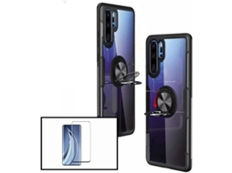 Kit Capa e Película de Vidro Temperado Xiaomi Mi 9 Clear Armor Transparente e Preto