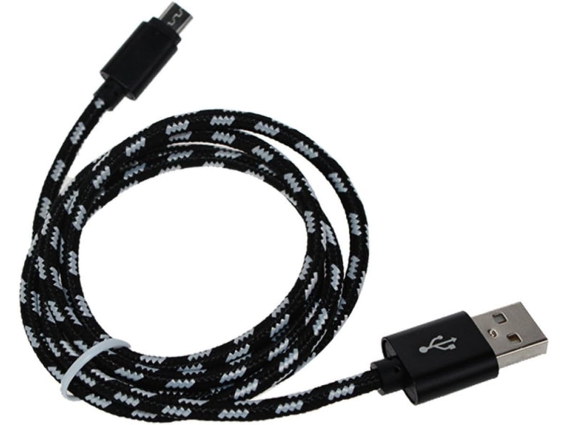 Cabo Micro Usb Trançado 2a 5v Para Telemóveis E Dispositivos