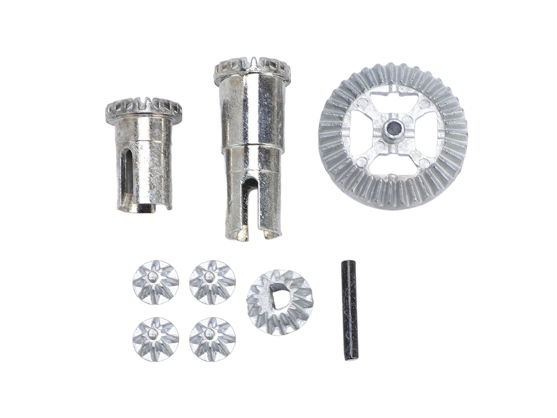 Engranaje Diferencial De Aluminio Para Carro Rc Hs18301 18302 18303 18304 18311 Delantero Trasero Metálico