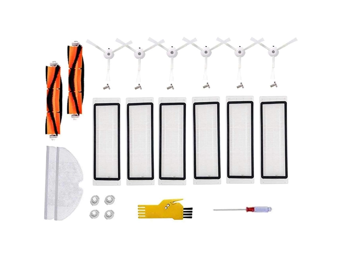 Acessório para Aspiradores XIAOMI S50 S51 S55 S5 S6E35 E25 E20 Filtro rolo escova