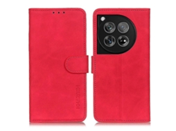 Capa Fólio Para Oneplus Oneplus 12 5g Veanxin Pele Retro