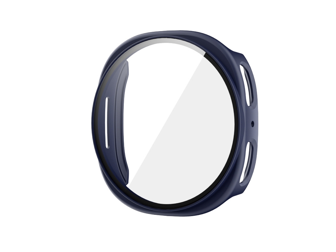 Capa Com Protetor De Ecrã Para Galaxy Watch 9/8 De 44 Mm Proteção Sensível Ao Toque E Resistente A Riscos Azul Hexinyigjly