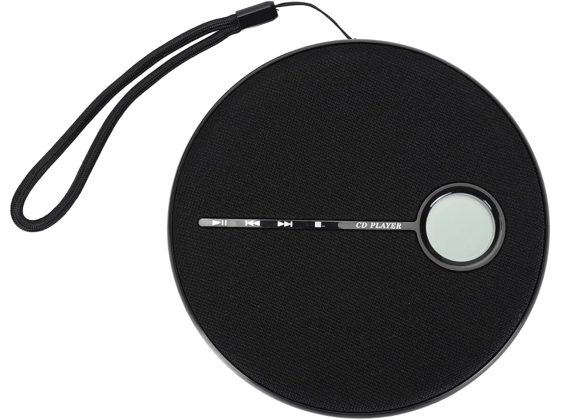 Leitor Cd Portátil E Recarregável Com Alto-falante Bt5.0 Integrado, Função Anti-pulos, De Reprodução Com