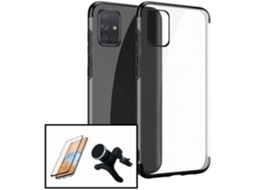 Capa + Película + Suporte Samsung Galaxy A41 SlimArmor (Preto)