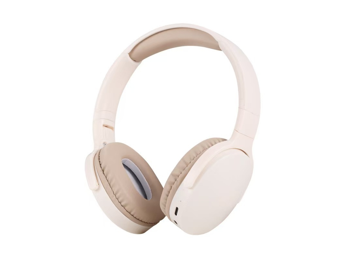 Fone De Ouvido Sem Fio Bluetooth Dobrável Para Jogos De E Sports Com Graves Pesados E Montagem Na Cabeça 5.3 Cáqui Ushion