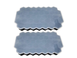 Forminhas De Silicone Para Gelo Em Forma De Favos De Mel, Praticas Para Bebidas, Doces E Chocolate Preto