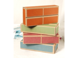 Conjunto Grande De Blocos De Construção Eduplay De Papelão Com 20 Peças Multicoloridas.