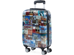 Mala de Cabine ROUTE 66 Preto (33 L)