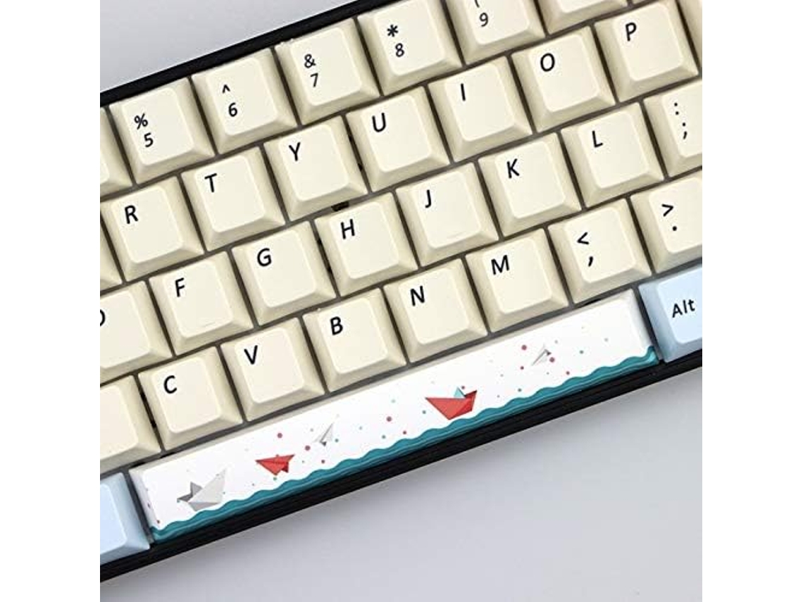 Barra De Espaço Com Sublimação De Tinta Pbt Five Sides, Perfil 6,25u, Para Teclado Mecânico Slowmoose (cor Kit 1)