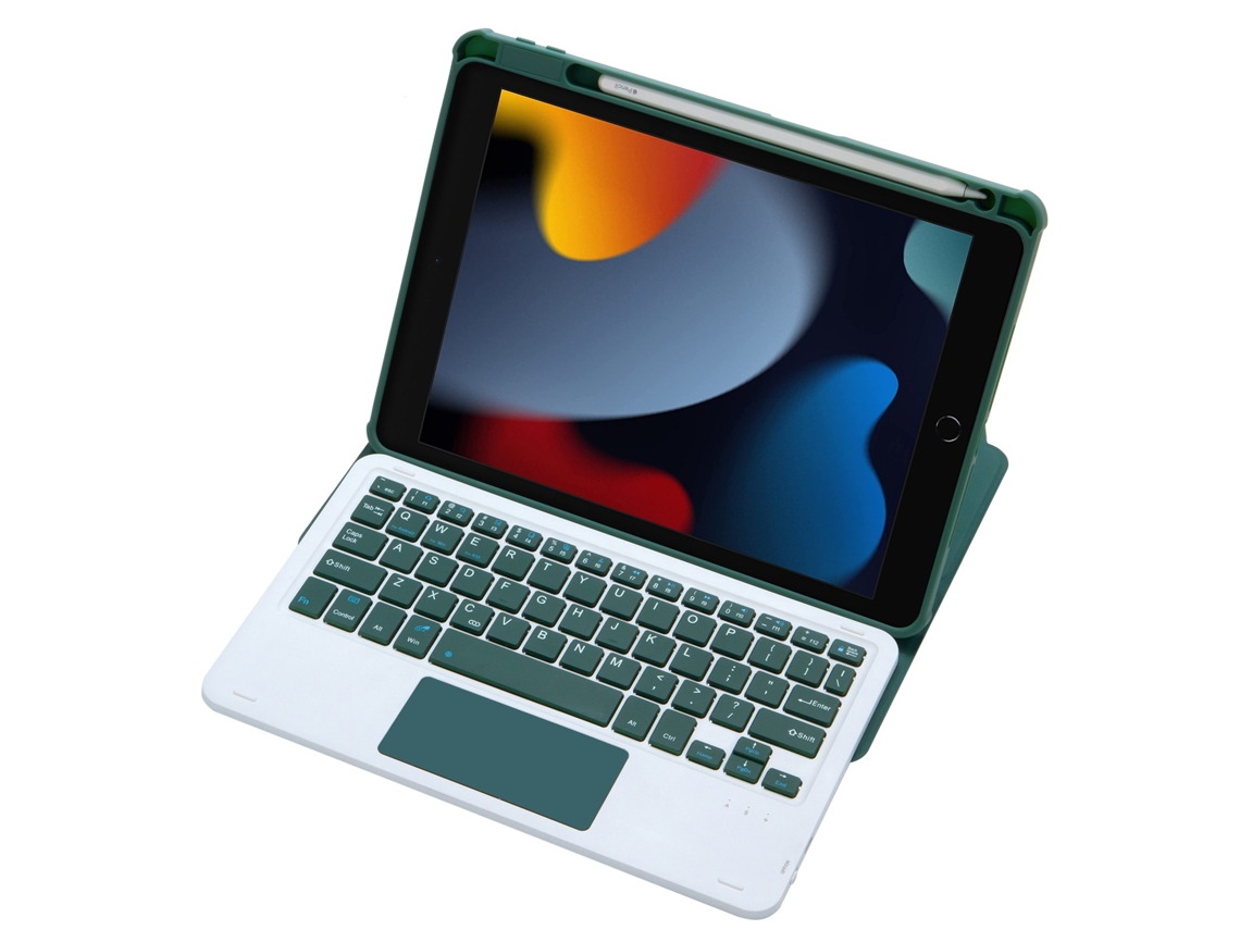 Lurelia Capa Com Teclado Bluetooth Para Ipad 9.7/2018/2017 Com Bandeja Para Caneta