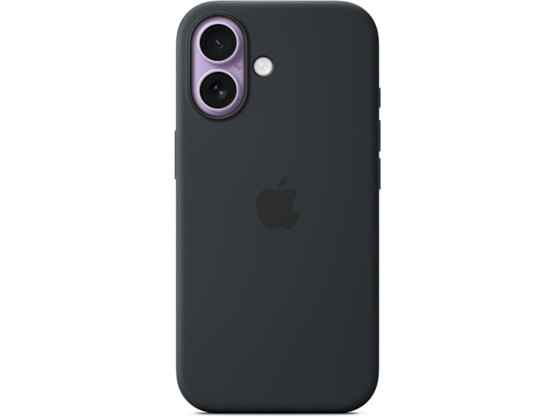 Capa De Silicone Para Iphone 17, Preta