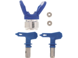 Conjunto De Bicos De Pulverização Para Pistola De Pintura A Ar, Em Aço Tungstênio E Plástico, Com Ampla Compatibilidade.