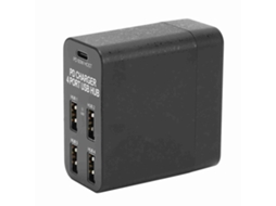 Hub Type C EOOCOO multifuncional com carregamento PD 65W e expansão 5 em 1