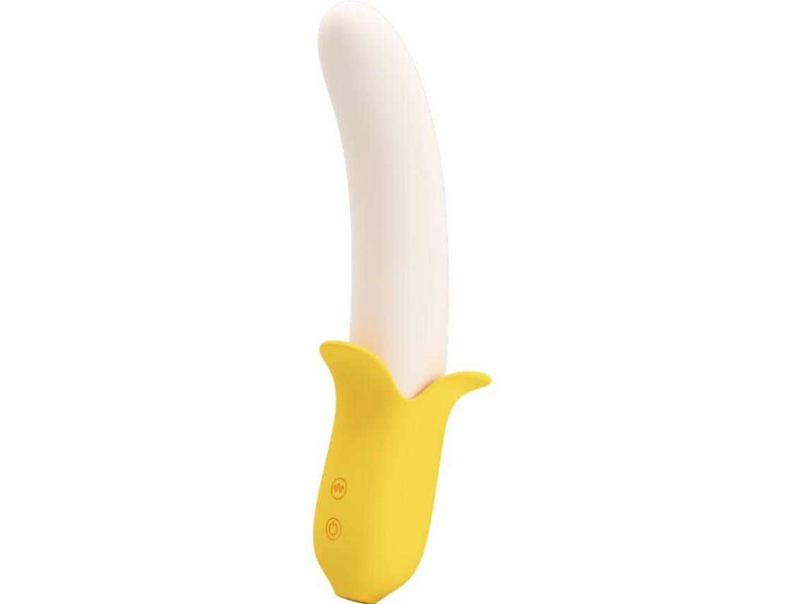 Amor Bonito Banana Geek Super Poder 7 Vibrações Para Cima E Para Baixo Silicone Preto