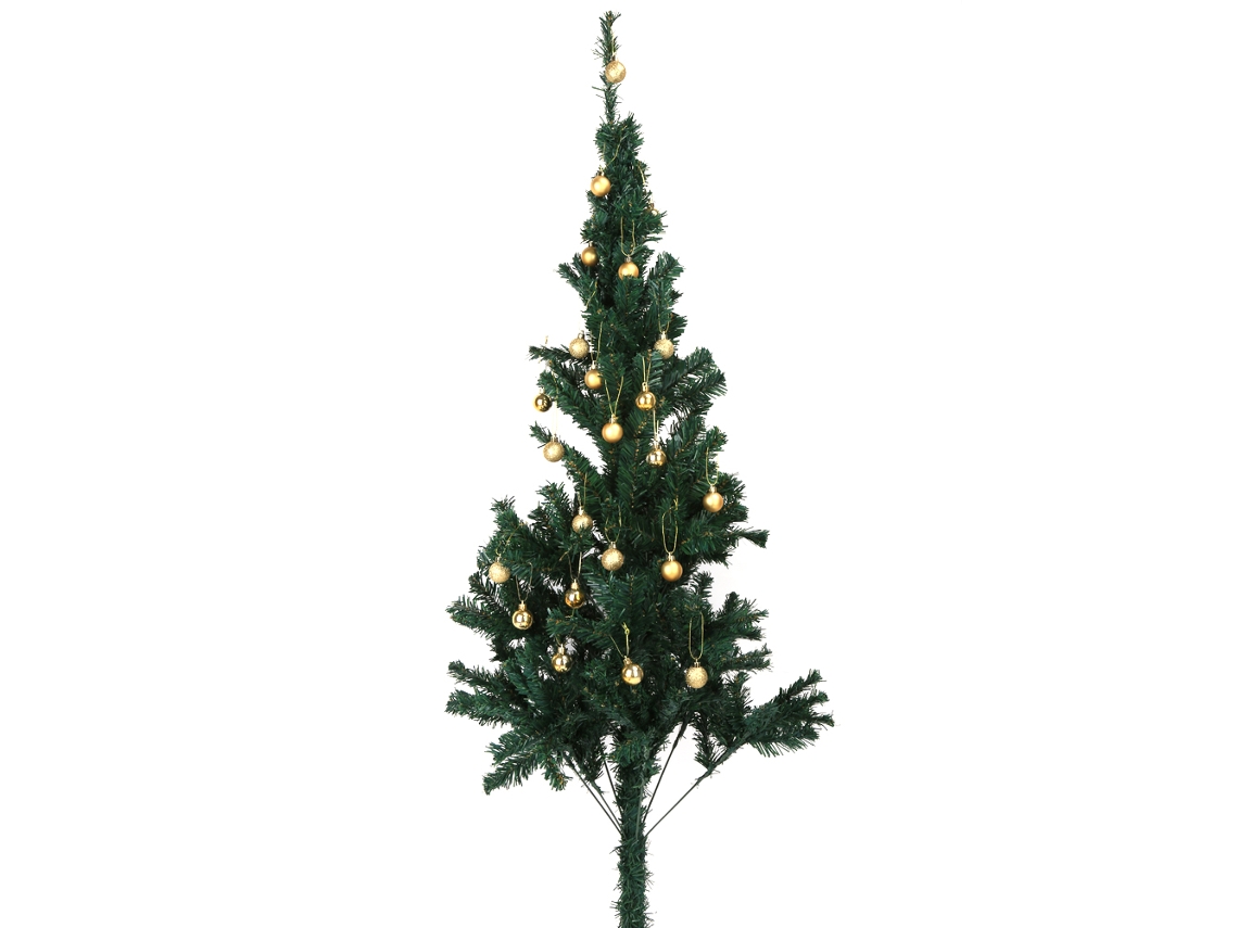 Bolas De Natal (3cm, Plástico, 24 Peças, Dourado) Eoocoo