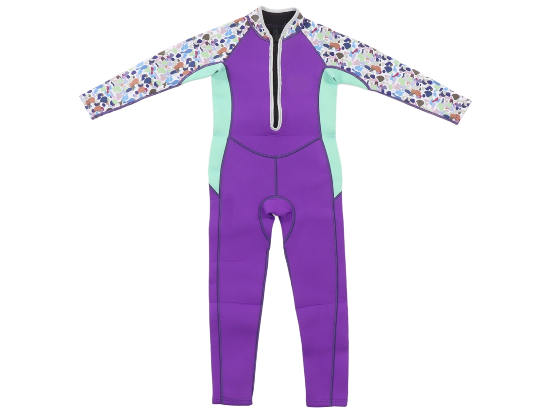 Traje Neoprene 2.5mm Crianças Longo Térmico Elástico 8 Tamanhos
