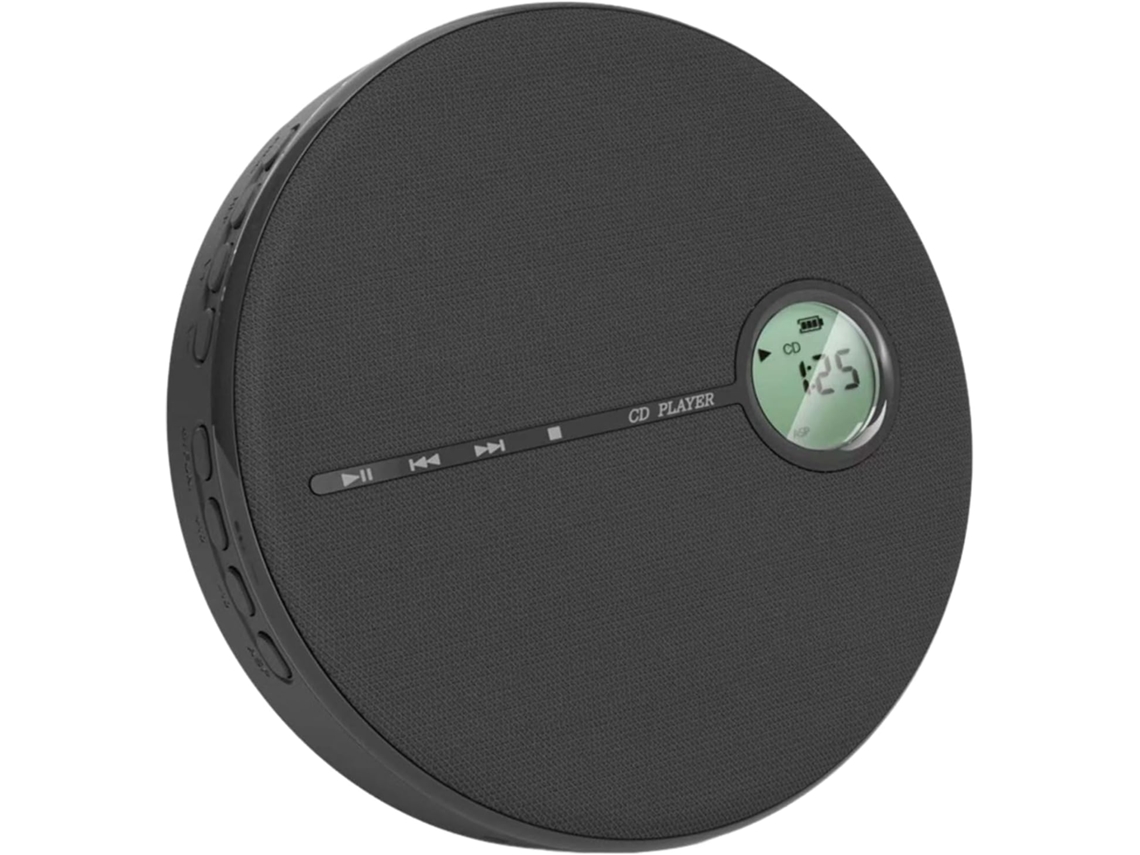 Leitor Cd Portátil Com Alto-falantes, Reprodutor De Música Pessoal Compacto Com Fones De Ouvido