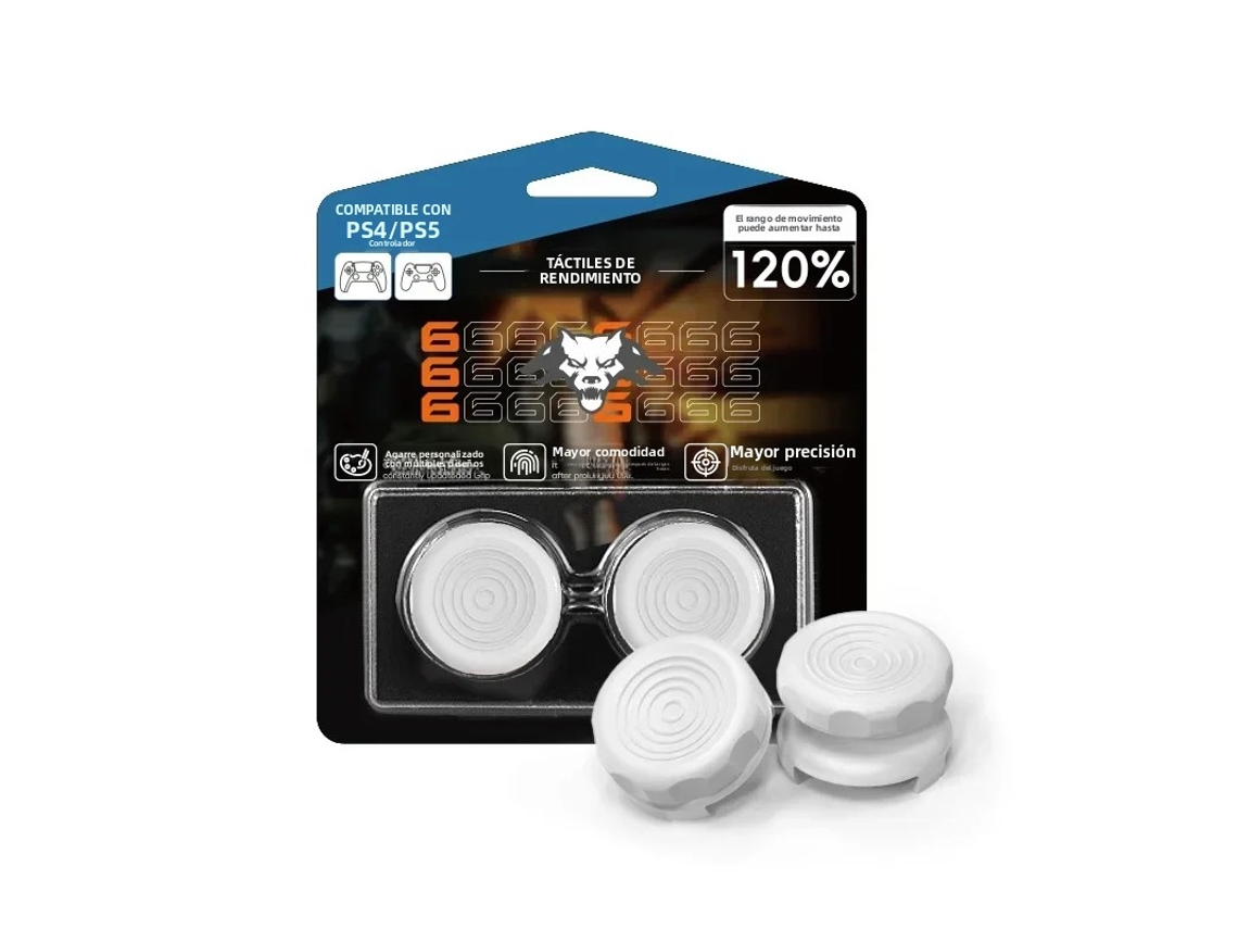 (pacote Com 2) Capas De Joystick De Alto Desempenho Para Ps4/ps5 - Duas Alturas De Capas Antiderrapantes Para Joystick Para Controle Aprimorado